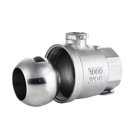 Válvula de agua BSP de acero inoxidable para tuberías y fontanería de 3/8 3