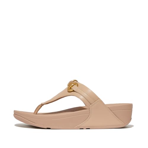Image of FitFlop Lulu Chunky-Snaffle Leather Toe-Post Sandals