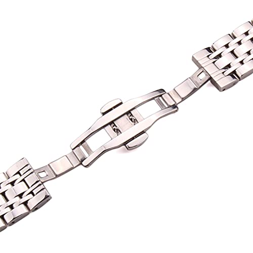Accesorios para relojes y correa de acero inoxidable pulido para regalar 2
