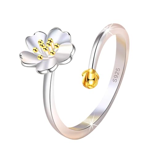 Original 925 Sterling Silver Ring High Adjustable Opening For Women Wedding Fine Fashion Jewelry Gift