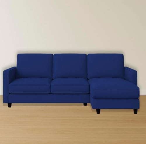 Image of The MM Furniture store Premium Fabric Sofa - Sapphire (4 Seater - RHS)