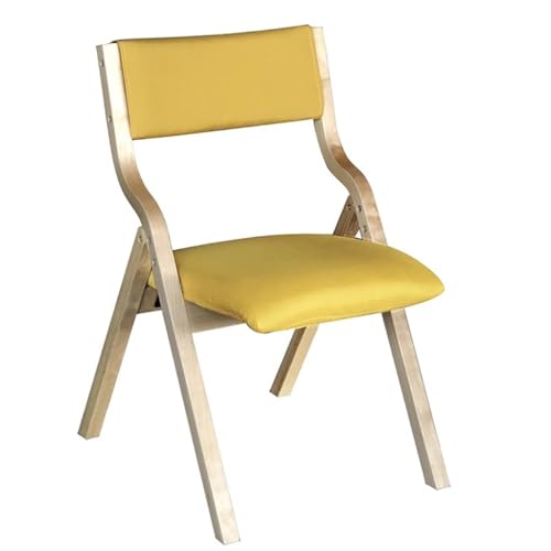 Chaise salle a manger pliante avec siege rembourre lin cuisine