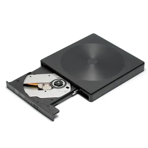 Vryzmo DVD Externo USB3.0 Lector Reproductor de CD Grabadora Unidades de Disco Óptico para PC Portátil