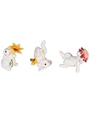 Fitz and Floyd Bunny Blooms Collectible Figurine, Multicolored