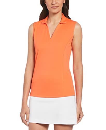 Image of PGA Tour Women's Petite Airflux Sleeveless Polos