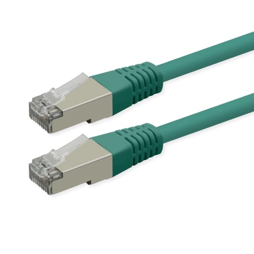 ROLINE Patchkabel Cat.6 (Class E), PoE, S/FTP (PiMF), grĂĽn, 3 m