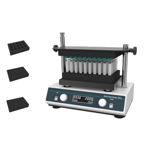 JOANLAB Mini Vortex Mixer Laboratory Mixer Vortex Oscillator Small Mixer Shaker(VM 800Pro Multi Tube Mixer)