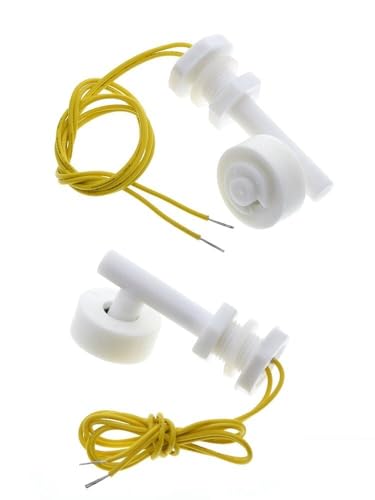 Image of amiciSense Magnetic Float Water Level Sensor Switch Side Mount | Adjustable NO /NC Liquid Level Controller for Aquarium, Water Tank, Hydroponics, Pumps & Automation Systems