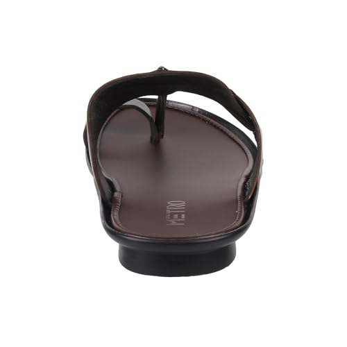 Image of Metro Men Synthetic Leather Chappal
