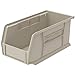 Akro-Mils 30230 AkroBins Plastic Hanging Stackable Storage Organizer Bin, 11-Inch x 5-Inch x 5-Inch, Stone, 12-Pack