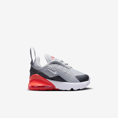 Nike Air Max 270 Baby/Toddler Shoes (DD1646-039, Wolf Grey/Anthracite/Bright Crimson/White)3