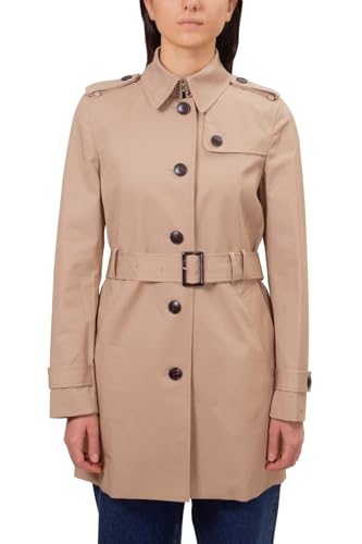Tommy Hilfiger Women's Heritage Single Breasted Trench Coat, Beige (Nos Beige), L