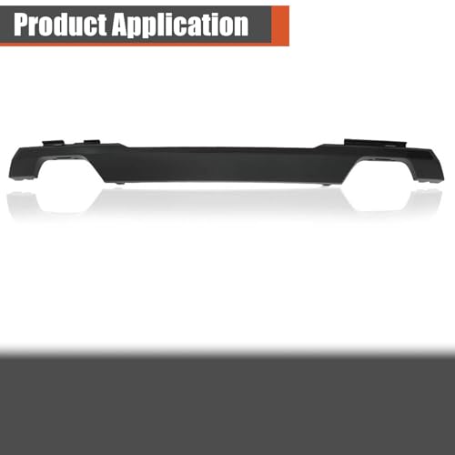 Image of labwork Glossy Black Front Bumper Skid Plate Lower Valance Molding Trim Replacement for F150 2021-2023 ML34-17F771-ACW