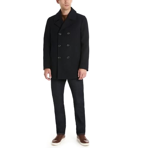 Ben Sherman Men's Boris Classic Double Breasted Peacoat Jacket3