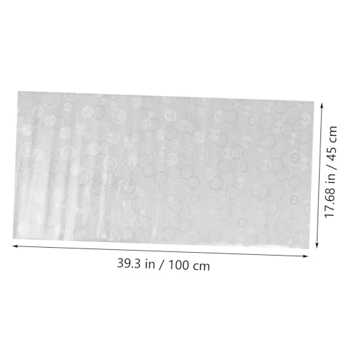 Película adhesiva para ventana 100x45 cm blanca mate miniatura 2