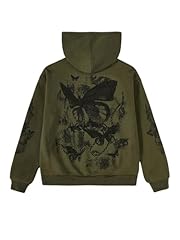 Army Green Graphic Print