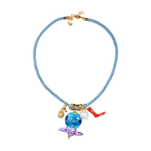Collier créature marine en résine, le cadeau idéal pour les fêtes d'été