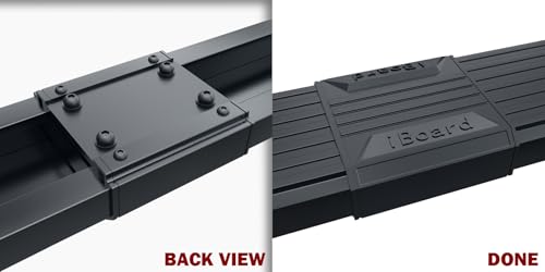 Estribos Running Boards Tuxtreme 96in Negro Acero Inox miniatura 3