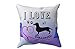 Cuscino Bassotto - I Love My Bassotto - Cuscino Cani - Cuscino Divertente - Gadget Idea Regalo - Cuscini Idee Regalo - Idea Regalo Amante Cani - Idee Regalo Gadget