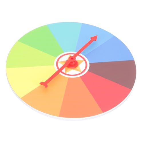 Kisangel Rueda Suerte Ruleta de Premios para Fiesta y Aula Juguete para Interior de Pared para Ruleta de Lotería y Actividad de Enseñanza