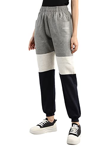 Image of CHKOKKO Women High Rise Gym Wear Sports Fitness Relaxed Track Pant