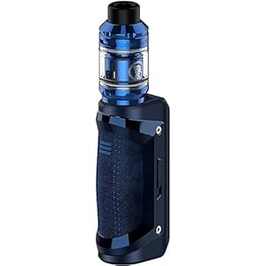 TVDC Geekvape Aegis Solo 2 Kit, Z Subohm 2021 Tank, Long-Lasting Vaping Experience, Water and Dust Resistant, Batteries Not Included, 2ml Cartridge No Nicotine, (Navy Blue)