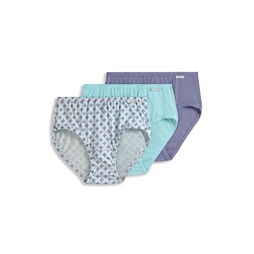 Image of Jockey Women's Underwear Elance Hipster - 3 Pack, Sea /Winter Sprig /Hydrangea, 6