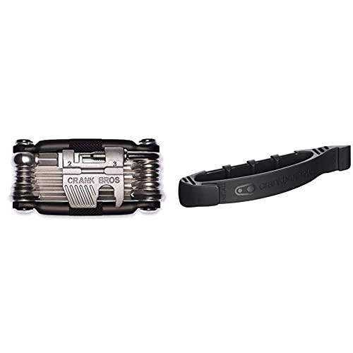 Crankbrothers M19-Multifunktionswerkzeug, Nickel & Unisex – Erwachsene Speedier Lever Reifenwechselhilfe, Schwarz, Einheitsgröße