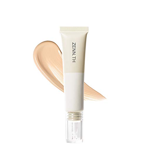ZENN.TH All Day Perfecting Makeup Foundation, Full Coverage, Concealing Acne Spots Pores, Light Weight Liquid Foundation, Comfort Create Flawless Skin Foundation (01#)