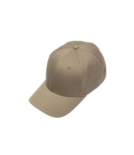 Image of Flexfit Trucker Mesh Fitted Cap | 6-Panel, Mid-Profile, Stretchable Mesh Backing, Flexfit Sweatband, Curved Visor, Silver Undervisor