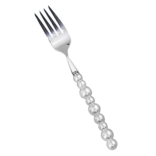 ABOOFAN Western Beading Handle Cutlery Elegant Utensils for Home and Restaurant Use for Steak Pasta and Desserts for Parties and Everyday Dining