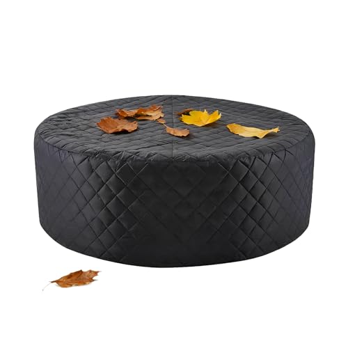 Housse de Protection pour Bain à Remous de Jardin, 208x70 cm Couvercle Gonflable Rond pour Spa, Couverture Thermique en PVC, Imperméable, Anti-poussière, pour...