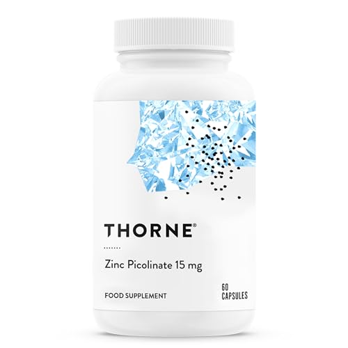 Thorne Zinc Picolinate 15mg - Supplément de Zinc Hautement Absorb...