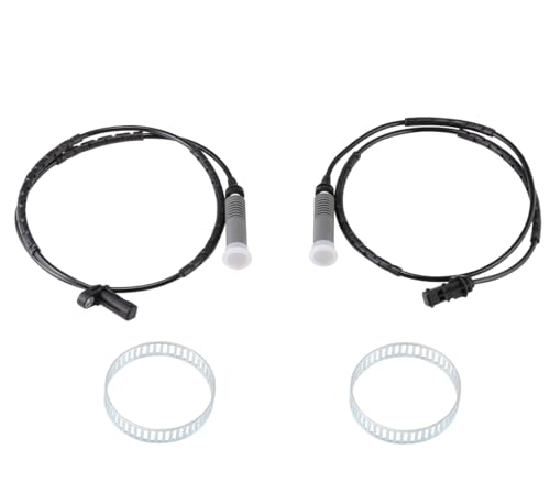 GEAREVER 2x ABS Sensor Raddrehzahlsensor 34526762466 ABS-Raddrehzahlsensor hinten Links Rechts ABS sensor kabel für BMW 1er E81 E82 E87 E88 für BMW 3er E90 E91 E92 E93