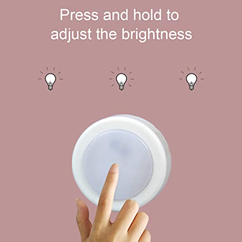 Wralwayslx 10 Pack Led Cabinet Push Light, Operates On 3X1.5V Aaa Batteries (Not Included) For Kitchen Under Cabinet Lighting, Closets, Cabinets, Counters…… #TOP2