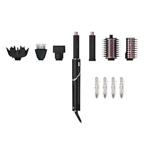 Shark HD440BK FlexStyle Air Drying & Styling System with Wide Tooth Comb and Non-Slip Clips