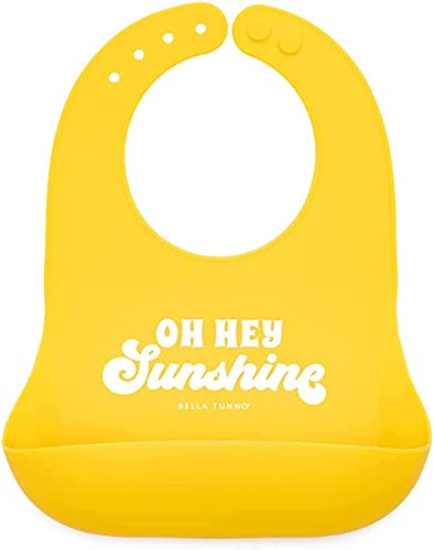 Image of Bella Tunno Wonder Bib – Waterproof Silicone Bibs for Boys & Girls, Non-toxic & BPA Free Silicone Baby Bibs & Toddler Bibs