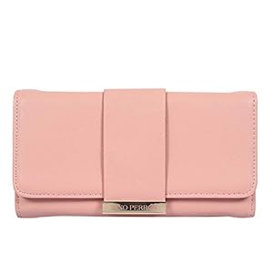 Lino Perros Pink Synthetic Womens Wallet (LWPR00399PINK)