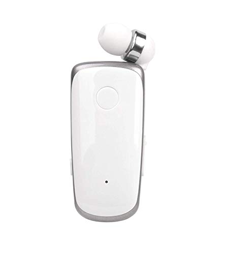 SUNSEATON Bluetooth Business Headset, Wireless Bluetooth Headset Handsfree Headset with Microphone, Bluetooth 4.0, 120 Hours of Standby, Compatible for iPhone Android Mobile Phone (White)