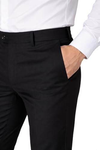 Image of Formal Pants for Men Office Wear - Premium Regular Fit Formal Trouser for Men, Boys, Gents Bottom Formal wear for Office Meeting, Party, Gathering, Wedding