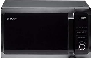 Sharp R274KM, Solo Digital Microwave, 20 Litre Capacity, 800 W, Black, Turntable