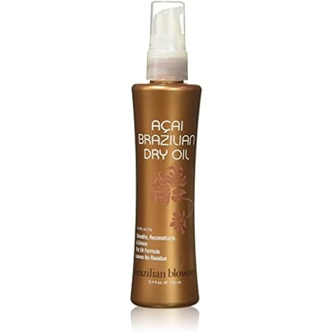 Brazilian Blowout Acai Brazilian Dry Oil For Unisex 3.4 Oz Oil Cover