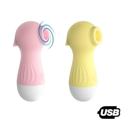 Grupo ShopMix, Vibrador Sugador Clitóris Estimulador Recarregável USB Cor:Rosa