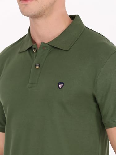Image of Macroman M-Series Fashion Half Sleeve Polo Core Casual T-Shirt for Men, Cotton Blend, Pack of 1