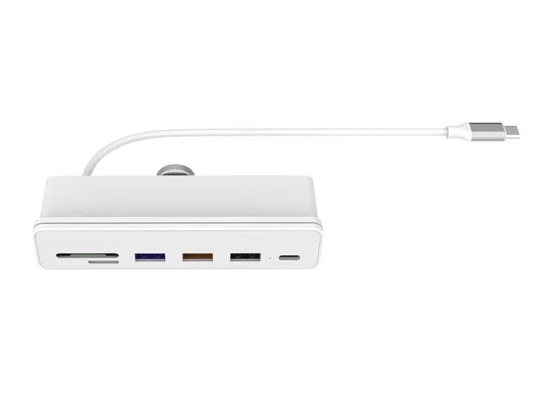 Networx 7-in-1 USB-C hub, voor iMac 24", incl. bijpassende kleurstickers, wit - Afbeelding 5