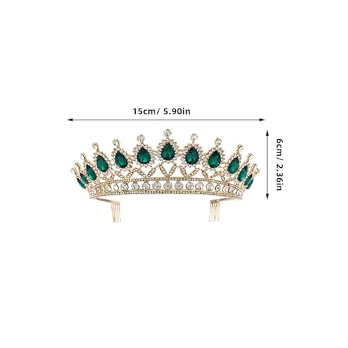 Tiara de novia y pendientes Hemobllo conjunto para regalo de bodas 2