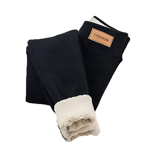 Preisvergleich Produktbild Thermische Unterwäsche Frauen Elektrische Heizung Unterwäsche Outdoor Wandern Heizung Hosen Fleece Hosen Samt Thermische Frauen Warme Leggings,Black,XL