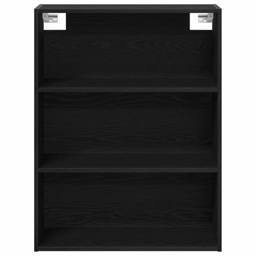 Aparador de madera de 2 piezas estilo cómoda con almacenamiento negro 7