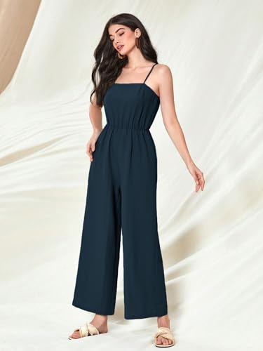 Image of TOPLOT Women's Jumpsuit Co-ord Set | Soft Breathable Feel | Comfortable Fit with Easy Movement | Stylish One-Piece Outfit Design | Perfect for Casual & Travel (5225)