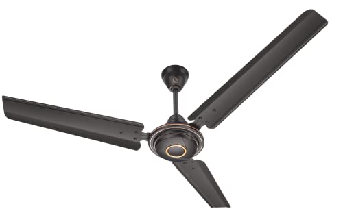 Image of SUMMERCOOL Raftaar Plus Ceiling Fan 1200mm | Raftaar Plus 48 Inch | High Speed Anti-Dust Decorative | BEE Star Rated Fan | Fan for Living Room /Hall | 1 Years Warranty (Coffee Brown)